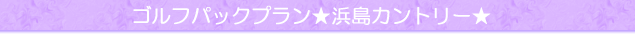 ゴルフパックプラン